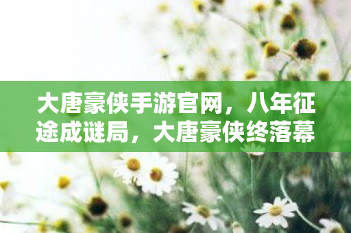 大唐豪侠手游官网,八年征途成谜局,大唐豪侠终落幕,泪目竟是空留影 大唐豪侠手游官网,八年征途成谜局,大唐豪侠终落幕,泪目竟是空留影