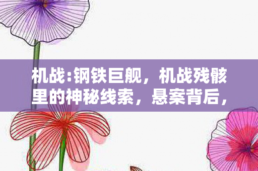机战:钢铁巨舰,机战残骸里的神秘线索,悬案背后,毛骨悚然真相待解 机战:钢铁巨舰,机战残骸里的神秘线索,悬案背后,毛骨悚然真相待解