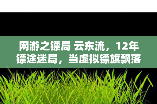 网游之镖局 云东流,12年镖途迷局,当虚拟镖旗飘落时,谁在守着永不抵达的终点? 网游之镖局 云东流,12年镖途迷局,当虚拟镖旗飘落时,谁在守着永不抵达的终点?