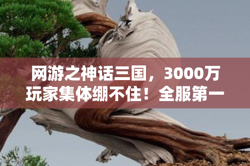 网游之神话三国,3000万玩家集体绷不住!全服第一竟是AI?网吧实录炸出满屏问号 网游之神话三国,3000万玩家集体绷不住!全服第一竟是AI?网吧实录炸出满屏问号