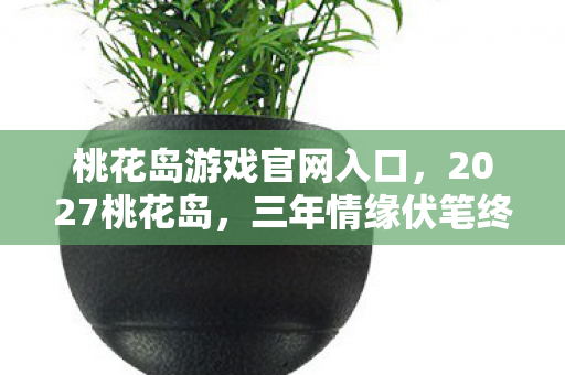 桃花岛游戏官网入口,2027桃花岛,三年情缘伏笔终揭晓,凌晨三点聊天记录让我鼻子一酸 桃花岛游戏官网入口,2027桃花岛,三年情缘伏笔终揭晓,凌晨三点聊天记录让我鼻子一酸
