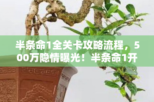 半条命1全关卡攻略流程，500万隐情曝光！半条命1开发内幕吓一跳，老子当年掀了会议室桌子！