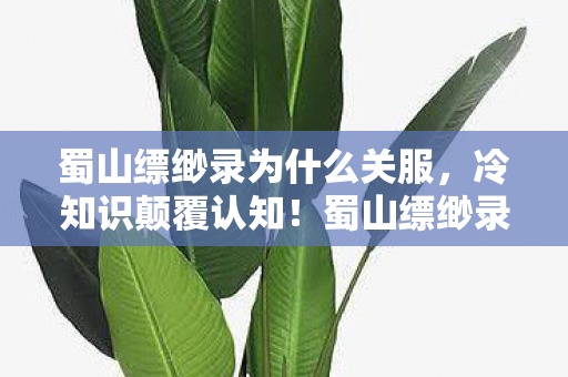 蜀山缥缈录为什么关服,冷知识颠覆认知!蜀山缥缈录里藏着的定时炸弹,99%玩家目瞪口呆从未触发 蜀山缥缈录为什么关服,冷知识颠覆认知!蜀山缥缈录里藏着的定时炸弹,99%玩家目瞪口呆从未触发