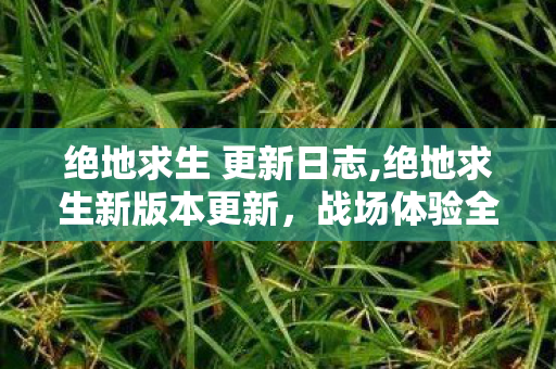 绝地求生 更新日志,绝地求生新版本更新,战场体验全面焕新,老玩家集体点赞诚意升级 绝地求生 更新日志,绝地求生新版本更新,战场体验全面焕新,老玩家集体点赞诚意升级
