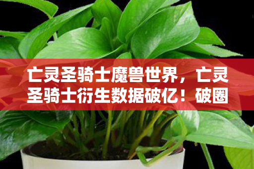 亡灵圣骑士魔兽世界,亡灵圣骑士衍生数据破亿!破圈联动音乐综艺,时尚圈上演意想不到的暗黑狂欢 亡灵圣骑士魔兽世界,亡灵圣骑士衍生数据破亿!破圈联动音乐综艺,时尚圈上演意想不到的暗黑狂欢