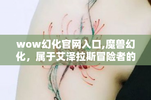 wow幻化官网入口,魔兽幻化,属于艾泽拉斯冒险者的专属穿搭浪漫 wow幻化官网入口,魔兽幻化,属于艾泽拉斯冒险者的专属穿搭浪漫