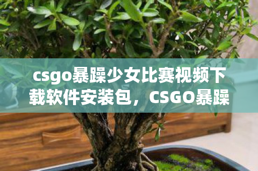 csgo暴躁少女比赛视频下载软件安装包，CSGO暴躁少女衍生数据破千万！游戏元素破圈杀入音乐综艺与时尚T台