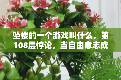 坠楼的一个游戏叫什么，第108层悖论，当自由意志成为坠落的加速度