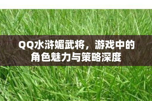 游戏中的角色魅力与策略深度图片