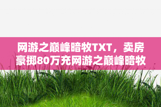 网游之巅峰暗牧TXT,卖房豪掷80万充网游之巅峰暗牧,离婚协议藏惊天隐情! 网游之巅峰暗牧TXT,卖房豪掷80万充网游之巅峰暗牧,离婚协议藏惊天隐情!
