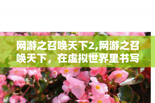 网游之召唤天下2,网游之召唤天下,在虚拟世界里书写专属召唤师的浪漫传奇 网游之召唤天下2,网游之召唤天下,在虚拟世界里书写专属召唤师的浪漫传奇