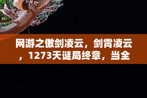 网游之傲剑凌云,剑霄凌云,1273天谜局终章,当全服第一的验尸报告撞碎服务器 网游之傲剑凌云,剑霄凌云,1273天谜局终章,当全服第一的验尸报告撞碎服务器