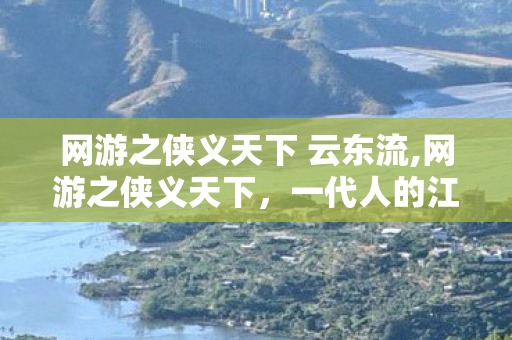 网游之侠义天下 云东流,网游之侠义天下，一代人的江湖武侠初体验