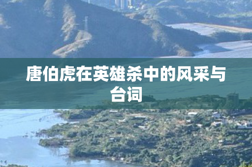 唐伯虎在英雄杀中的风采与台词图片