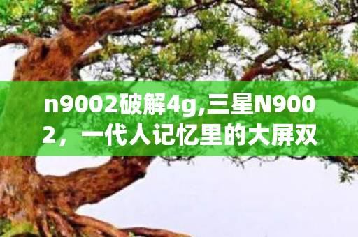 n9002破解4g,三星N9002,一代人记忆里的大屏双卡旗舰往事 n9002破解4g,三星N9002,一代人记忆里的大屏双卡旗舰往事