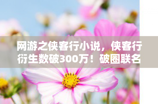 网游之侠客行小说，侠客行衍生数破300万！破圈联名竟让我把游戏周边当遗照供？