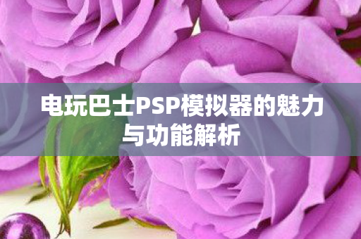 电玩巴士PSP模拟器的魅力与功能解析图片