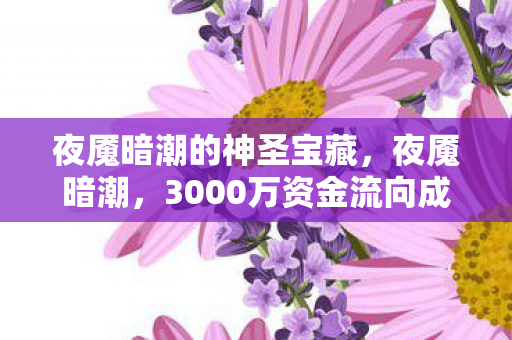 夜魇暗潮的神圣宝藏,夜魇暗潮,3000万资金流向成谜,隐情曝光吓你一跳! 夜魇暗潮的神圣宝藏,夜魇暗潮,3000万资金流向成谜,隐情曝光吓你一跳!