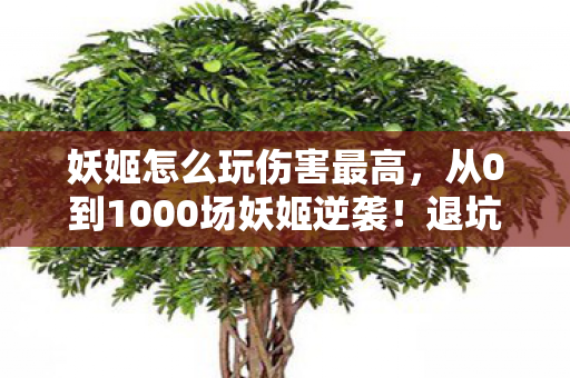 妖姬怎么玩伤害最高,从0到1000场妖姬逆袭!退坑3年再回坑竟被这波操作惊掉下巴! 妖姬怎么玩伤害最高,从0到1000场妖姬逆袭!退坑3年再回坑竟被这波操作惊掉下巴!