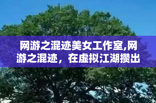 网游之混迹美女工作室,网游之混迹,在虚拟江湖攒出自己的小确幸 网游之混迹美女工作室,网游之混迹,在虚拟江湖攒出自己的小确幸