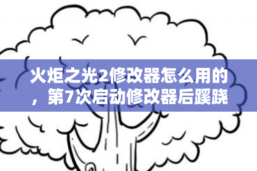 火炬之光2修改器怎么用的，第7次启动修改器后蹊跷闪退，真相揭晓时我后背发凉