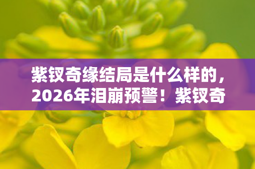 紫钗奇缘结局是什么样的,2026年泪崩预警!紫钗奇缘结局竟藏着惊天反转? 紫钗奇缘结局是什么样的,2026年泪崩预警!紫钗奇缘结局竟藏着惊天反转?