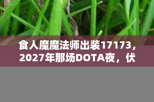食人魔魔法师出装17173,2027年那场DOTA夜,伏笔藏了十年,想起你时鼻子一酸 食人魔魔法师出装17173,2027年那场DOTA夜,伏笔藏了十年,想起你时鼻子一酸