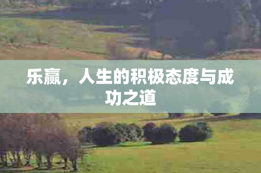 人生的积极态度与成功之道图片