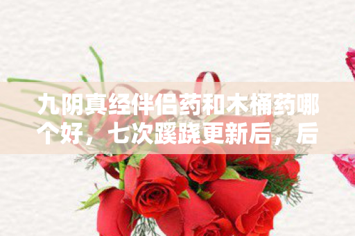 九阴真经伴侣药和木桶药哪个好，七次蹊跷更新后，后背发凉，九阴真经伴侣竟是场精心设计的局？