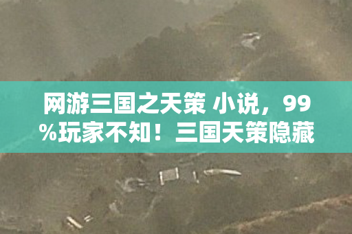 网游三国之天策 小说,99%玩家不知!三国天策隐藏机制竟让战力暴涨300%? 网游三国之天策 小说,99%玩家不知!三国天策隐藏机制竟让战力暴涨300%?