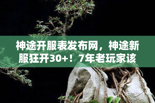 神途开服表发布网,神途新服狂开30+!7年老玩家该坚守情怀还是转战新战场? 神途开服表发布网,神途新服狂开30+!7年老玩家该坚守情怀还是转战新战场?