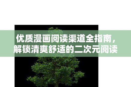 优质漫画阅读渠道全指南，解锁清爽舒适的二次元阅读体验