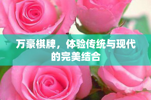 体验传统与现代的完美结合图片