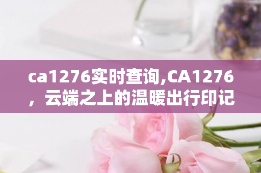 ca1276实时查询,CA1276,云端之上的温暖出行印记 ca1276实时查询,CA1276,云端之上的温暖出行印记