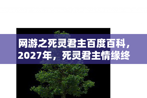 网游之死灵君主百度百科，2027年，死灵君主情缘终章，伏笔揭开时我鼻子一酸