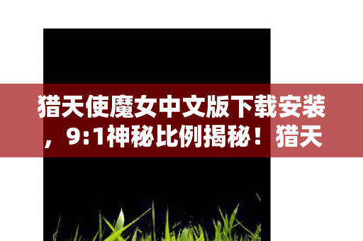 猎天使魔女中文版下载安装，9:1神秘比例揭秘！猎天使魔女中文版，你的狂欢是否藏着扎心真相？