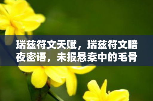 瑞兹符文天赋,瑞兹符文暗夜密语,未报悬案中的毛骨悚然线索链 瑞兹符文天赋,瑞兹符文暗夜密语,未报悬案中的毛骨悚然线索链