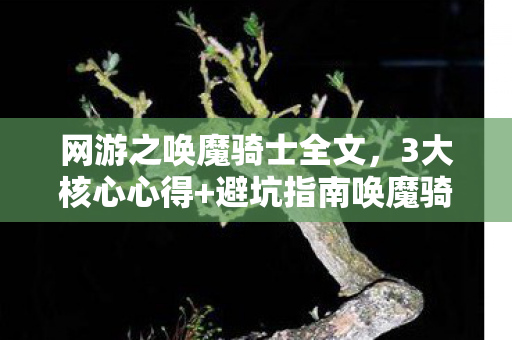 网游之唤魔骑士全文，3大核心心得+避坑指南唤魔骑士玩家必看！少走90%弯路