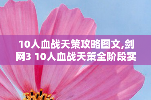 10人血战天策攻略图文,剑网3 10人血战天策全阶段实用通关攻略 10人血战天策攻略图文,剑网3 10人血战天策全阶段实用通关攻略
