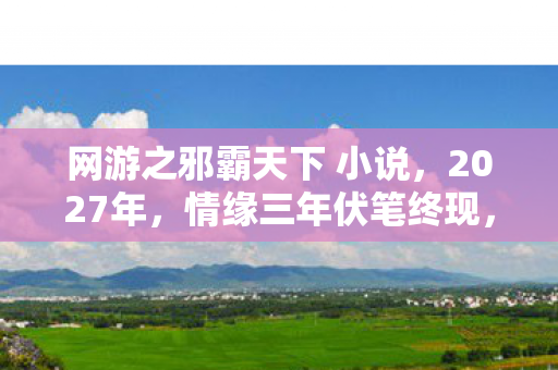 网游之邪霸天下 小说，2027年，情缘三年伏笔终现，虚拟世界等你让我鼻子一酸