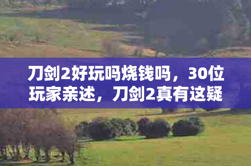 刀剑2好玩吗烧钱吗,30位玩家亲述,刀剑2真有这疑点?大神萌新都绷不住笑了! 刀剑2好玩吗烧钱吗,30位玩家亲述,刀剑2真有这疑点?大神萌新都绷不住笑了!