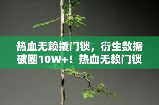 热血无赖撬门锁,衍生数据破圈10W+!热血无赖门锁密码竟成音乐综艺新梗? 热血无赖撬门锁,衍生数据破圈10W+!热血无赖门锁密码竟成音乐综艺新梗?