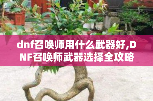 dnf召唤师用什么武器好,DNF召唤师武器选择全攻略,从入门到毕业的搭配思路 dnf召唤师用什么武器好,DNF召唤师武器选择全攻略,从入门到毕业的搭配思路