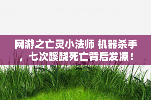 网游之亡灵小法师 机器杀手,七次蹊跷死亡背后发凉!网游亡灵小法师竟牵出人性深渊 网游之亡灵小法师 机器杀手,七次蹊跷死亡背后发凉!网游亡灵小法师竟牵出人性深渊