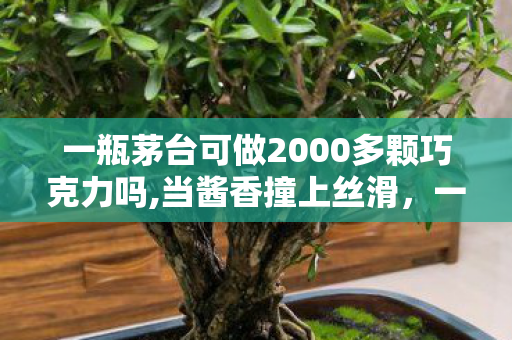 一瓶茅台可做2000多颗巧克力吗,当酱香撞上丝滑,一瓶茅台巧变两千余颗风味巧克力的奇妙旅程 一瓶茅台可做2000多颗巧克力吗,当酱香撞上丝滑,一瓶茅台巧变两千余颗风味巧克力的奇妙旅程