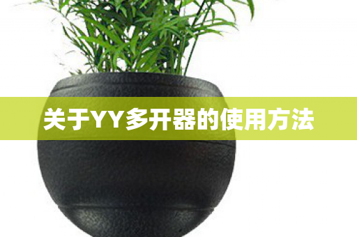 关于YY多开器的使用方法图片