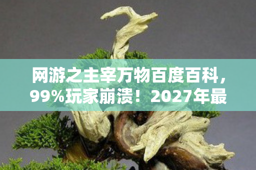 网游之主宰万物百度百科,99%玩家崩溃!2027年最疯网游竟能操控现实? 网游之主宰万物百度百科,99%玩家崩溃!2027年最疯网游竟能操控现实?
