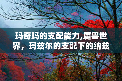 玛奇玛的支配能力,魔兽世界,玛兹尔的支配下的纳兹米尔低语与冒险印记 玛奇玛的支配能力,魔兽世界,玛兹尔的支配下的纳兹米尔低语与冒险印记