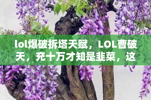 lol爆破拆塔天赋,LOL曹破天,充十万才知是韭菜,这隐情让我吓一大跳! lol爆破拆塔天赋,LOL曹破天,充十万才知是韭菜,这隐情让我吓一大跳!