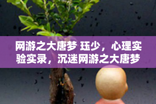 网游之大唐梦 珏少,心理实验实录,沉迷网游之大唐梦,细思极恐的自我异化 网游之大唐梦 珏少,心理实验实录,沉迷网游之大唐梦,细思极恐的自我异化